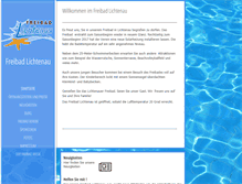Tablet Screenshot of freibad-lichtenau.de